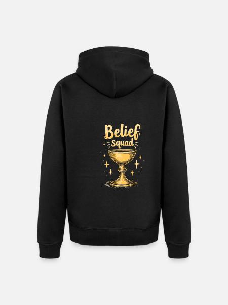 Geistliche Kader - Unisex Premium Bio Zip Hoodie - Schwarz