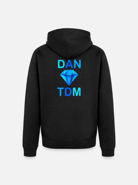Rumbled DAN TDM - Unisex Premium Organic Zip Hoodie - black
