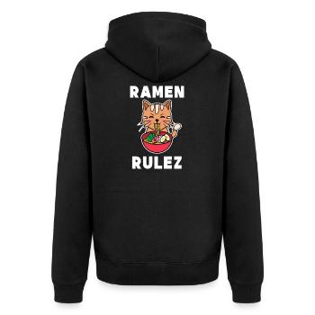 Cosplay Anime Pop Culture Manga Cat Déclaration - Veste à capuche bio Premium Unisexe - noir - Dos - Nico (187cm)