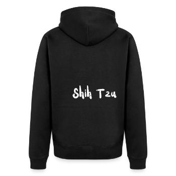 Shih Tzu - Chiens - Veste à capuche bio Premium Unisexe - noir - Dos - Nico (187cm)