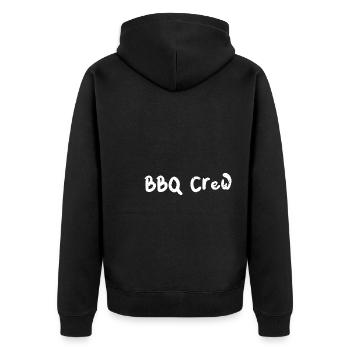 Équipe BBQ - BBQ - Veste à capuche bio Premium Unisexe - noir - Dos - Nico (187cm)