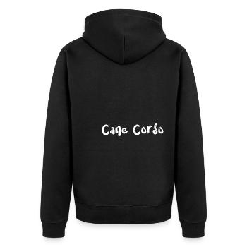 Cane Corso - Chiens - Veste à capuche bio Premium Unisexe - noir - Dos - Nico (187cm)