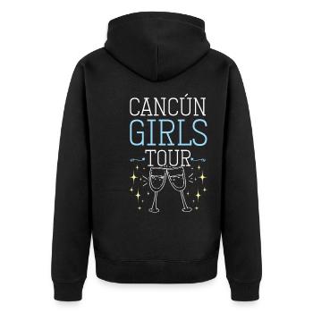 Cancun Girls Tour - Veste à capuche bio Premium Unisexe - noir - Dos - Nico (187cm)