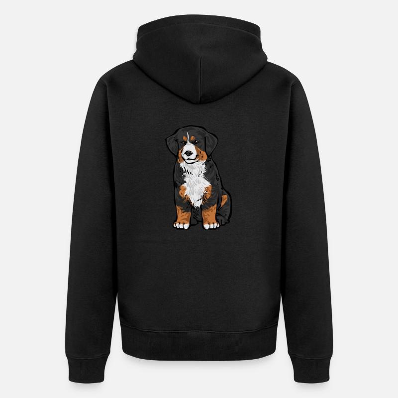 Bouvier bernois - Veste à capuche bio Premium Unisexe - noir