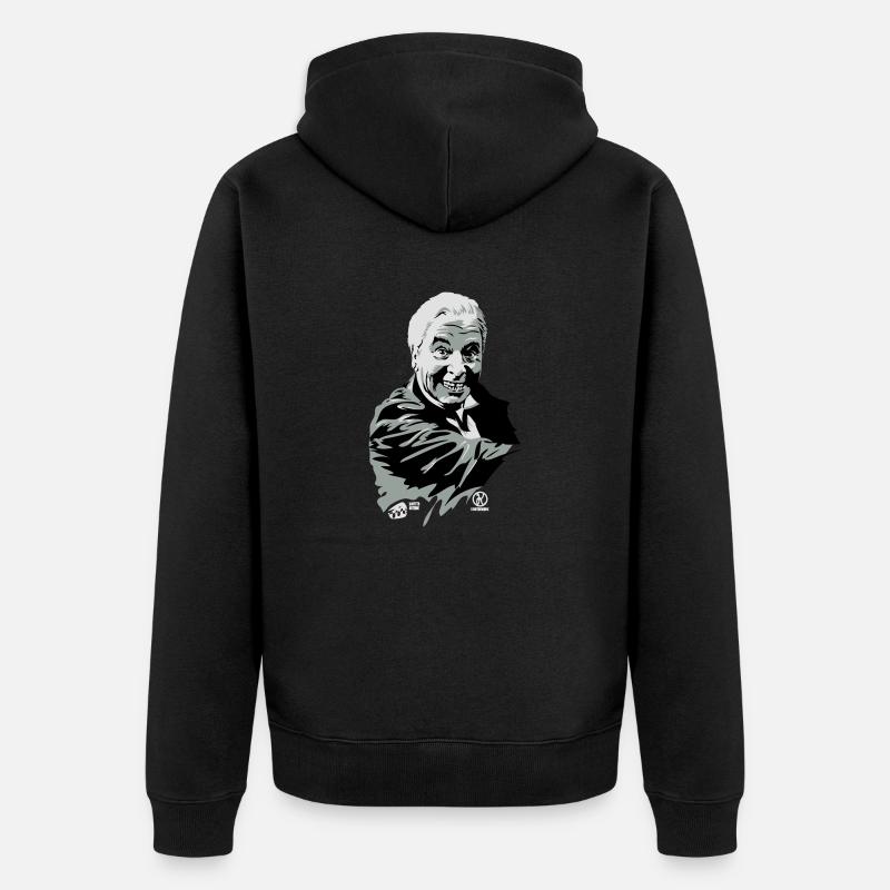 Dîner pour un - Veste à capuche bio Premium Unisexe - noir
