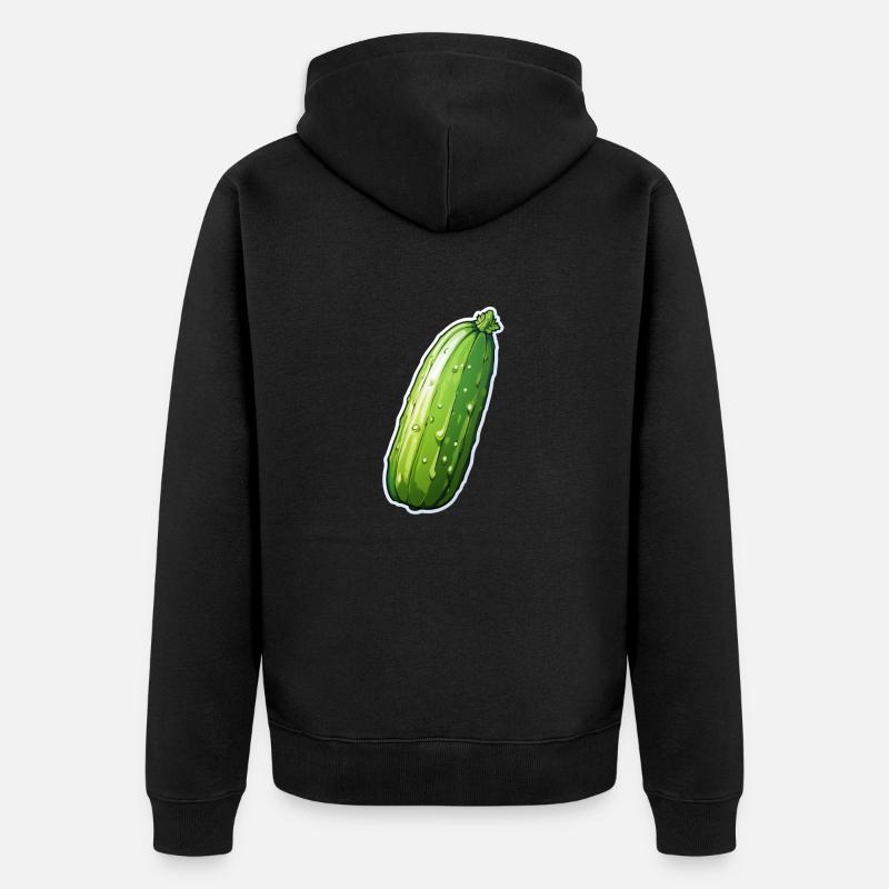 Concombre fermier - Veste à capuche bio Premium Unisexe - noir