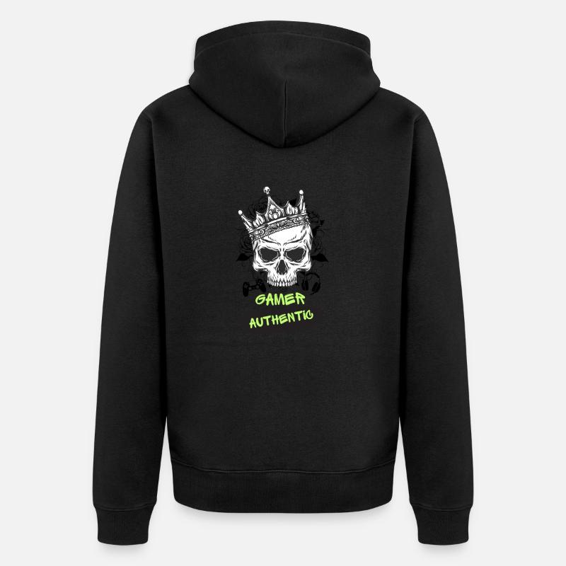 GARMER AUTHENTIC - Veste à capuche bio Premium Unisexe - noir