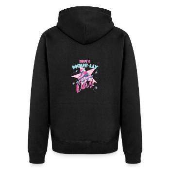Rollerblades Blade Have A Move-lly Day Gifts - Unisex Premium Organic Zip Hoodie - black - Back - Nico (187cm)