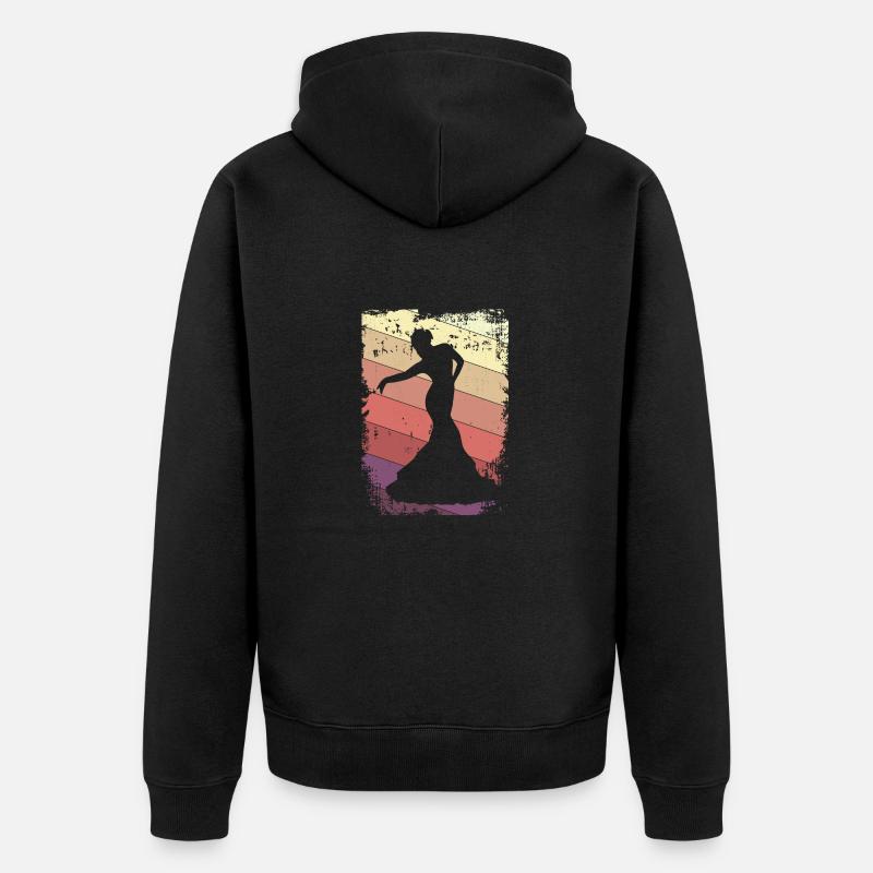 Danseuse - Veste à capuche bio Premium Unisexe - noir