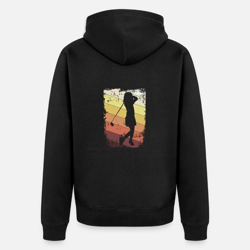 Golfeuse - Veste à capuche bio Premium Unisexe - noir