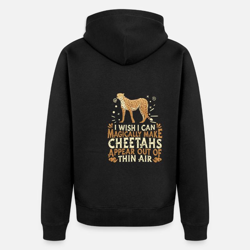 Guépard - Veste à capuche bio Premium Unisexe - noir