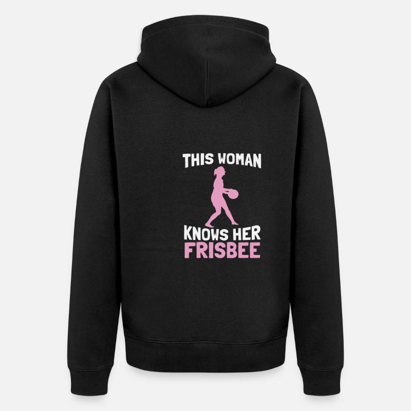 Frisbee - Veste à capuche bio Premium Unisexe - noir