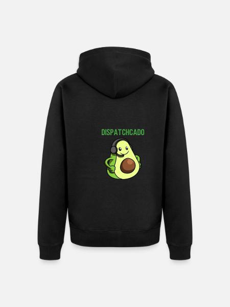 Notruf Disponent 112 Krankenwagen Feuerwehr - Unisex Premium Bio Zip Hoodie - Schwarz