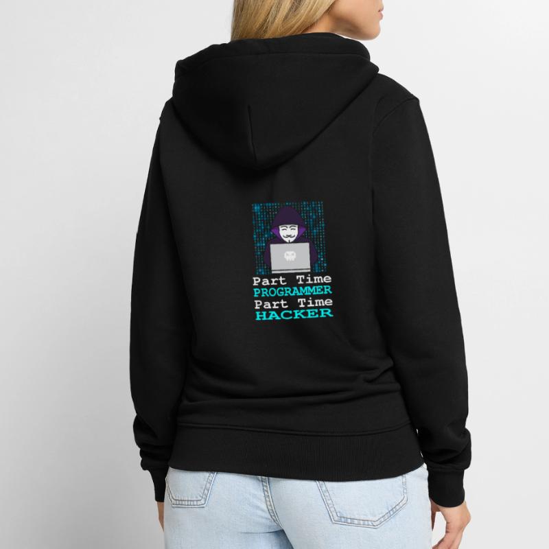 Programmer Coder Software Developer Unisex Premium Organic Zip Hoodie