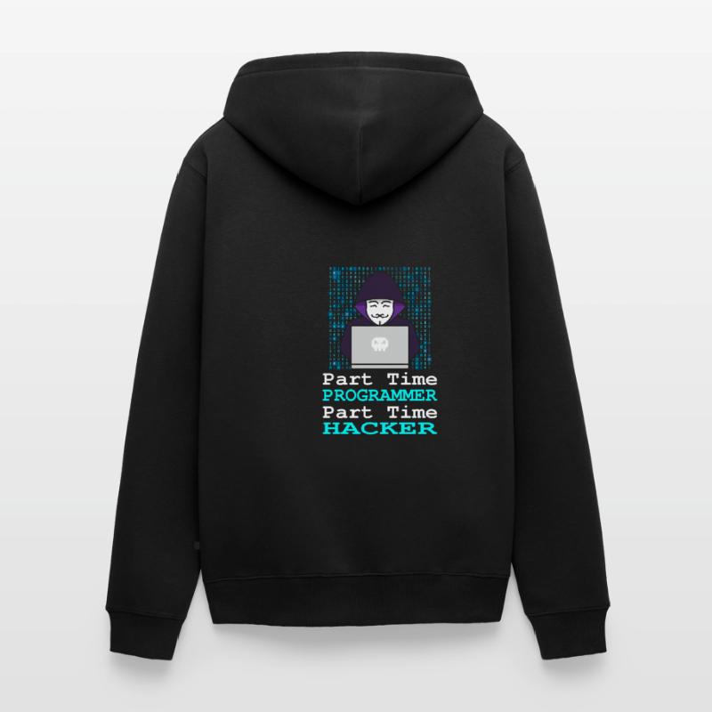 Programmer Coder Software Developer Unisex Premium Organic Zip Hoodie