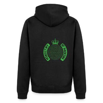 Programmeur Coder Développeur de logiciels - Veste à capuche bio Premium Unisexe - noir - Dos - Nico (187cm)