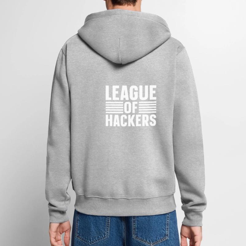 Programmeur Coder Développeur de logiciels Veste à capuche bio Premium Unisexe