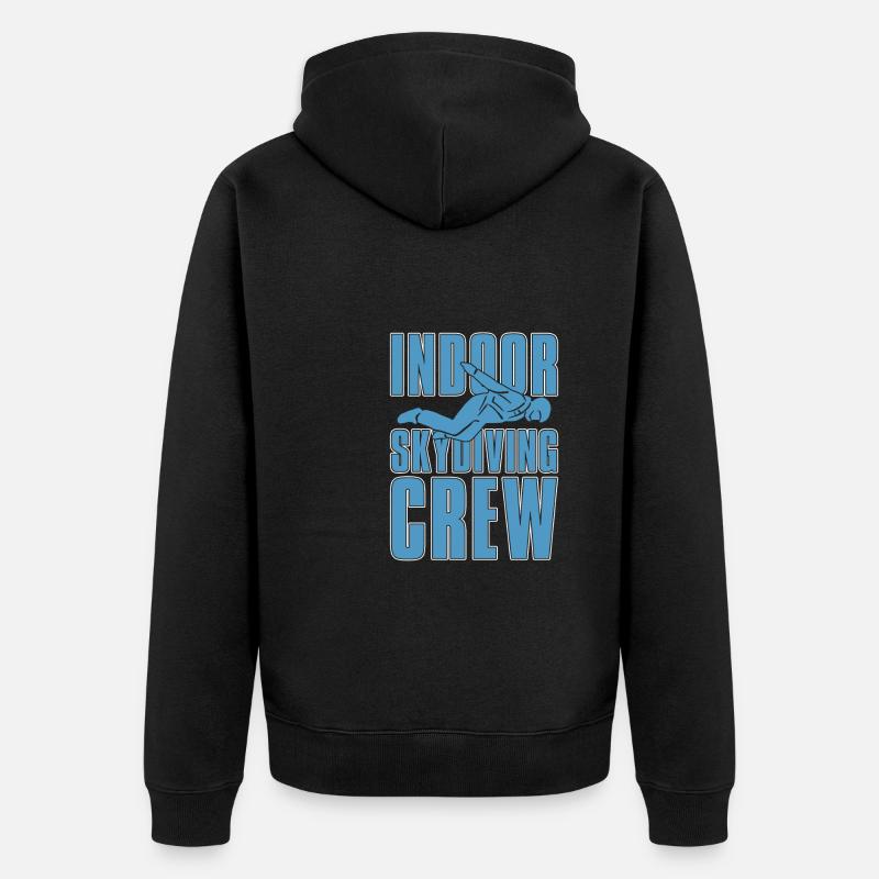 Parachutisme intérieur - Veste à capuche bio Premium Unisexe - noir