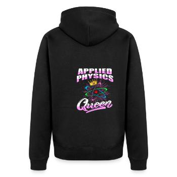 Physicien physicien - Veste à capuche bio Premium Unisexe - noir - Dos - Nico (187cm)