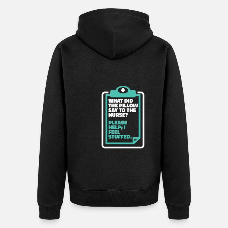 Infirmier - Veste à capuche bio Premium Unisexe - noir