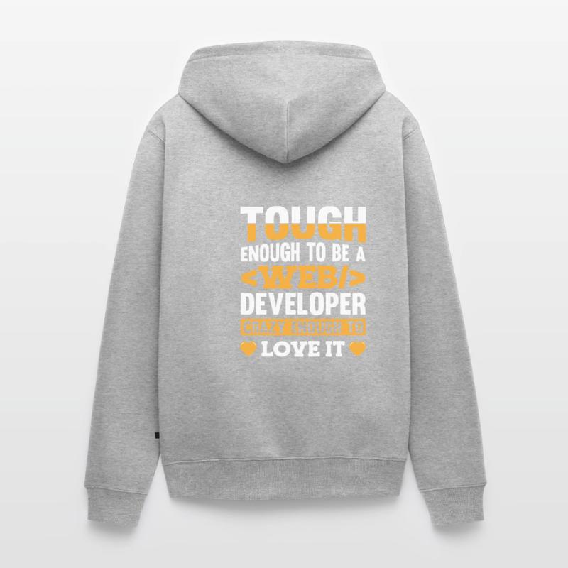 Web Developer Webdeveloper Web Developer Unisex Premium Organic Zip Hoodie