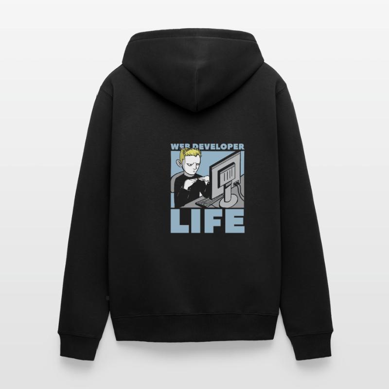 Web Developer Web Developer Web Developer Unisex Premium Organic Zip Hoodie