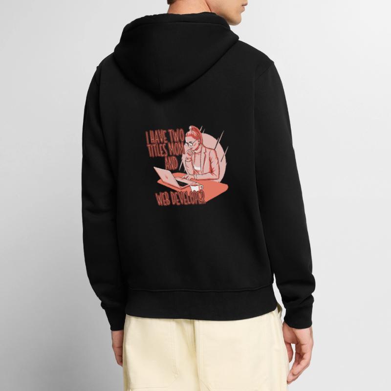 Web Developer Web Developer Web Developer Unisex Premium Organic Zip Hoodie