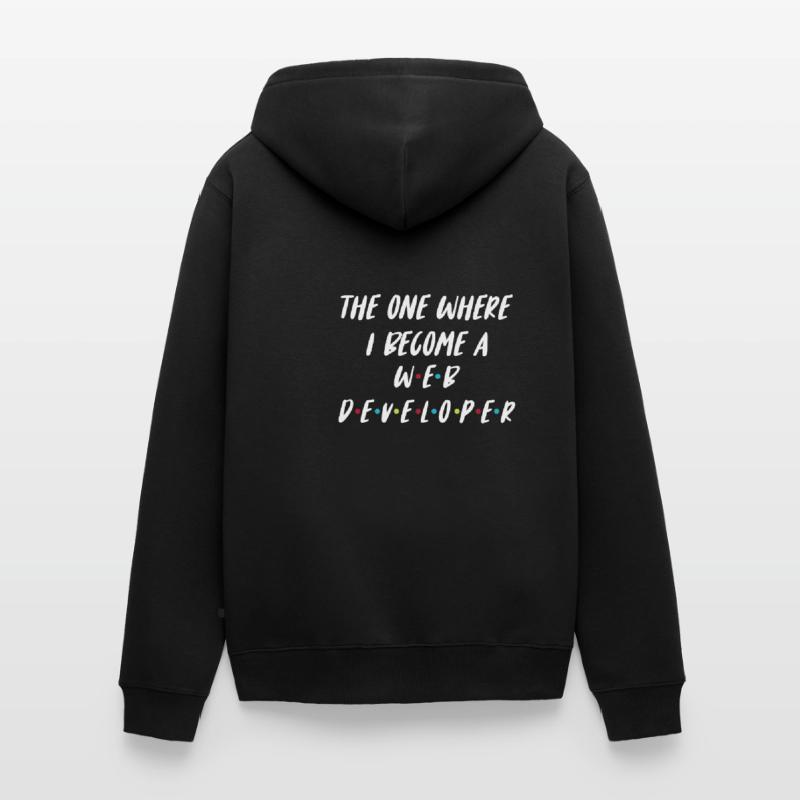 Web Entwickler Webdeveloper Web-Entwickler Unisex Premium Bio Zip Hoodie