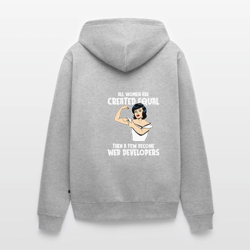 Web Developer Web Developer Web Developer Unisex Premium Organic Zip Hoodie