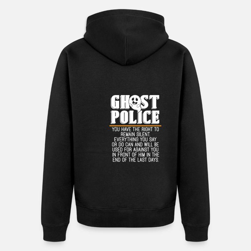 Halloween - Veste à capuche bio Premium Unisexe - noir