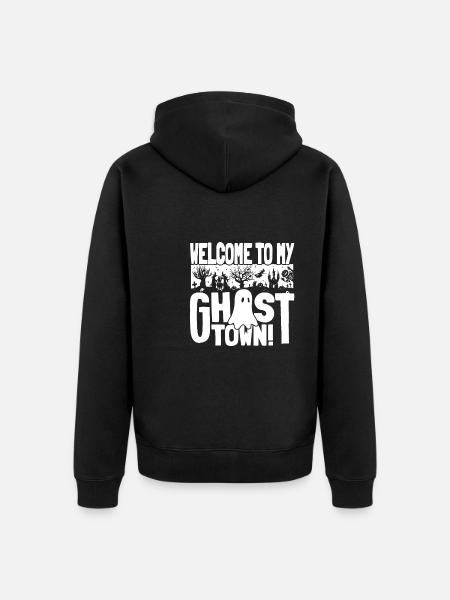 Halloween - Veste à capuche bio Premium Unisexe - noir