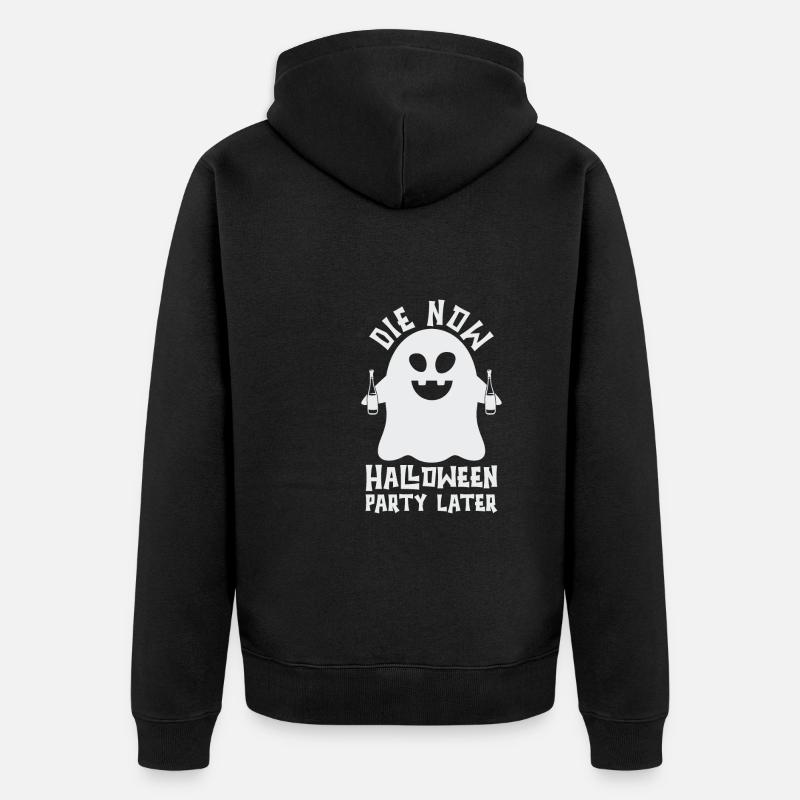 Halloween - Veste à capuche bio Premium Unisexe - noir