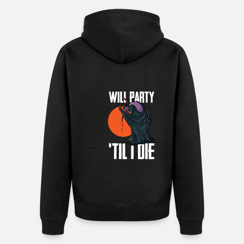 Halloween - Veste à capuche bio Premium Unisexe - noir