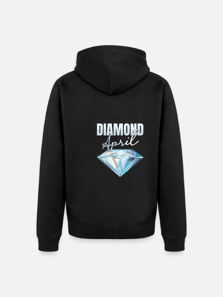 Prospectors Digging Treasure - Unisex Premium Organic Zip Hoodie - black
