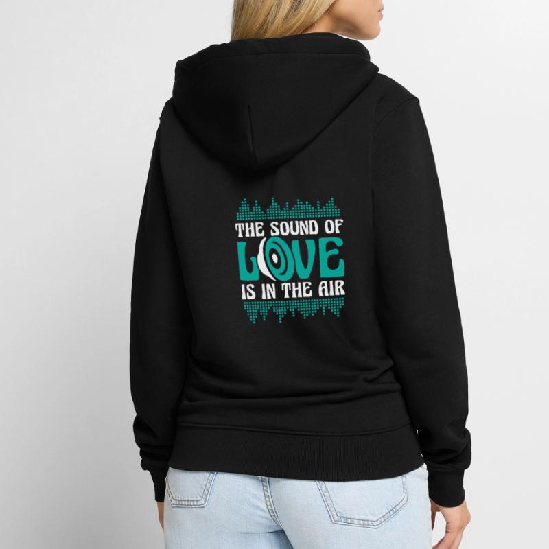 Tontechniker Toningenieur Tontechniker Ehemann Unisex Premium Bio Zip Hoodie