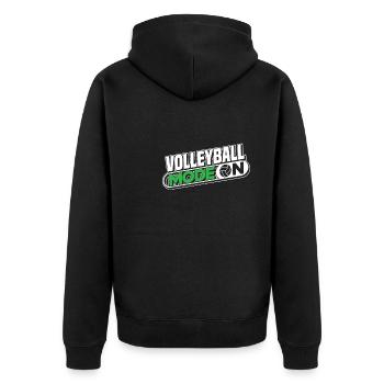 Volleyball Volleyball Player Volleyball Mama - Veste à capuche bio Premium Unisexe - noir - Dos - Nico (187cm)