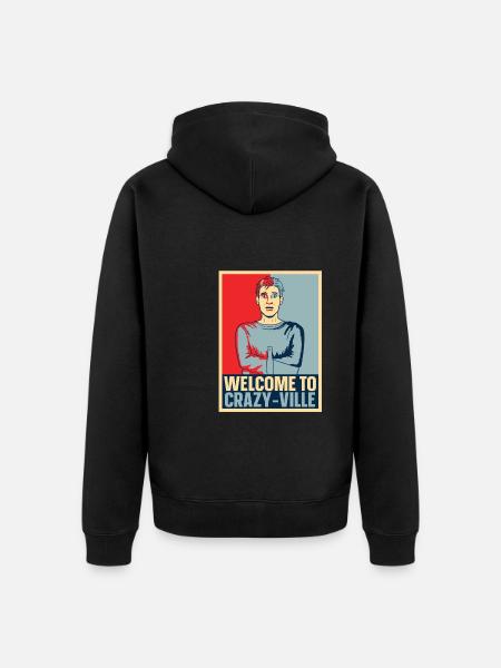 Krankenschwester - Unisex Premium Bio Zip Hoodie - Schwarz