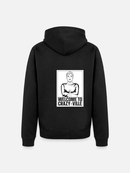 Krankenschwester - Unisex Premium Bio Zip Hoodie - Schwarz