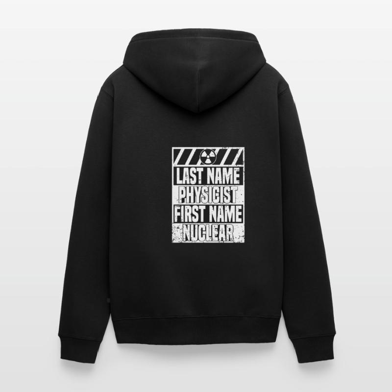 Physics Phyiker Nuclear Physics Unisex Premium Organic Zip Hoodie