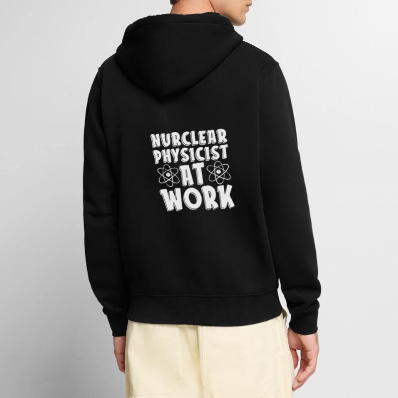 Physics Phyiker Nuclear Physics Unisex Premium Organic Zip Hoodie