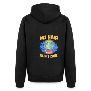 Jardin de cactus - Veste à capuche bio Premium Unisexe - noir - Dos - Nico (187cm)