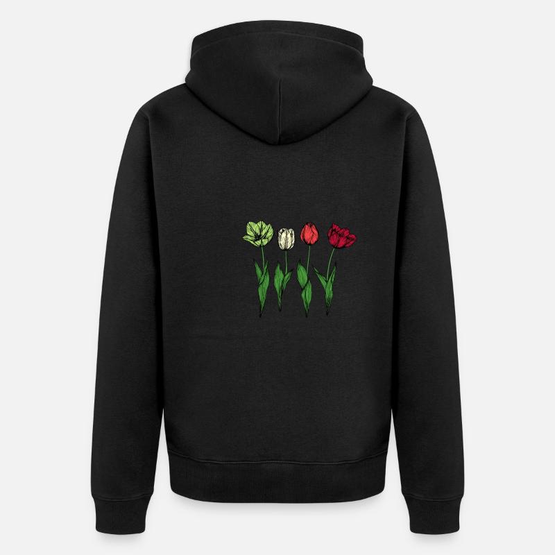 Tulipes Tulipes - Veste à capuche bio Premium Unisexe - noir