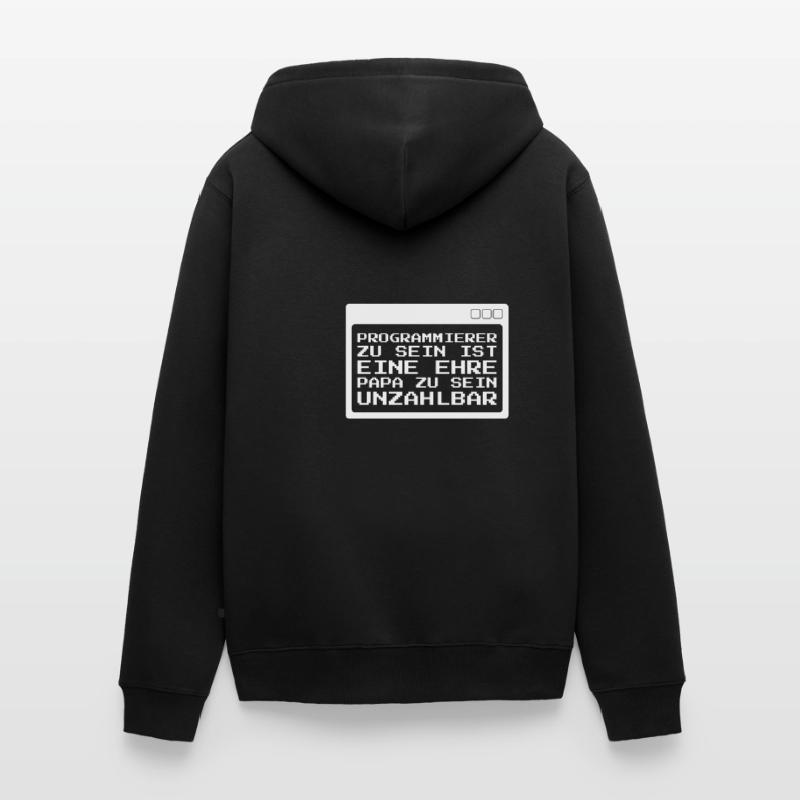 Developer Coder Programmer Unisex Premium Organic Zip Hoodie