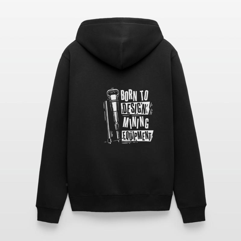 Engineer Design Mining Engineer Unisex Premium Organic Zip Hoodie