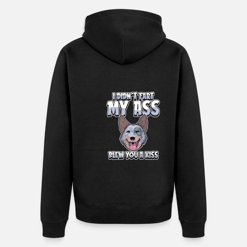 Bouvier australien - Veste à capuche bio Premium Unisexe - noir