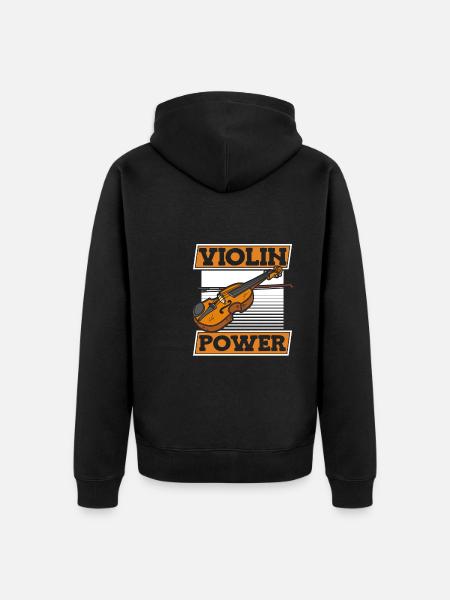 Violon Énergie - Veste à capuche bio Premium Unisexe - noir