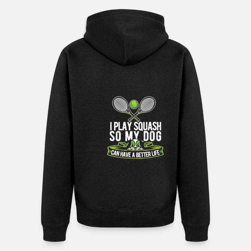 Chien de courge - Veste à capuche bio Premium Unisexe - noir
