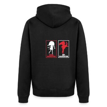 Taekwondo Père Taekwondo - Veste à capuche bio Premium Unisexe - noir - Dos - Nico (187cm)