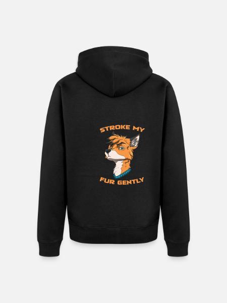 Furry Fandom Fursuits Funny - Unisex Premium Organic Zip Hoodie - black