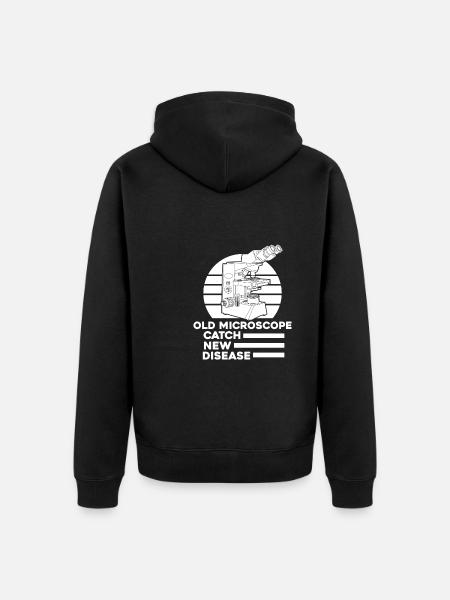Biology Biologist - Unisex Premium Organic Zip Hoodie - black